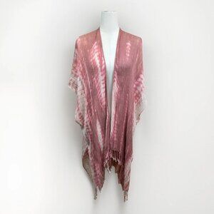 Free People Kimono Poncho Beach Cover Up Lounge Wear One Size 🌊✨